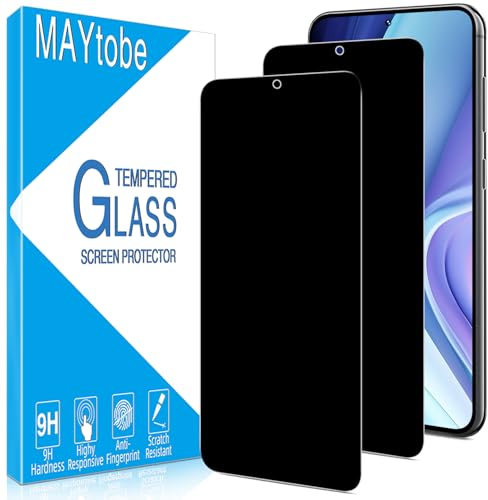 MAYtobe 2 Unidades Protector de Pantalla Privacidad para Samsung Galaxy S25, Cristal Vidrio Templado Anti Espía, Antiarañazos, Sin Burbujas, Dureza 9H, Ultra Resistente