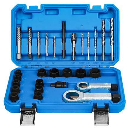 28-teiliges Multifunktionales Schlagbolzen Schlagbolzen Mutter Entferner Set Schlagbolzen Mutter Entferner Set Mit Aufbewahrungsbox