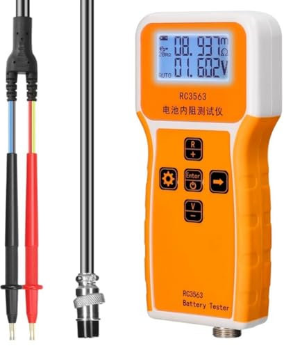 Swiixxer RC3563 Testeur de Résistance Interne de Tension de Batterie Trithium Lithium Fer Phosphate 18650 Testeur de Batterie, Sonde de Testeur