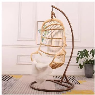 ZENGXJYCQINGJIANG armrest leisure chair Hanging Chair Minimalist Hanging Basket Swing Balcony Rocking Chair Indoor Homestay Hanging Chair rattan chair