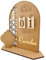 Jeenuuder Ramadan-Kalender, aus Holz, Countdown-Kalender, Dekoration, Ramadan-Party, Eid Mubarak, 30 Tage, A