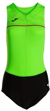 Joma Damen-Lauftrikot, Größen S-XL, atmungsaktiver Sport-Overall mit Frontreißverschluss, Record III