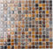Mosaik Fliese Glas Goldstar braun für BODEN WAND BAD WC DUSCHE KÜCHE FLIESENSPIEGEL THEKENVERKLEIDUNG BADEWANNENVERKLEIDUNG Mosaikmatte Mosaikplatte
