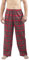NORTY PJ Pants Herren Flanell Pyjamahose – Herren Pyjamahose – Bequemer Baumwollmischung Flanell Pyjama für Herren – PJ Pants, Karomuster in Rot, XX-Large