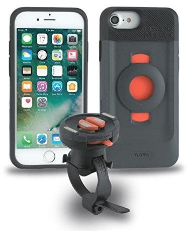 TIGRA SPORT FitClic Neo Self-Locking Magnetic Bike Mounting System with Phone Case and Bike Strap Mount for iPhone 6/6s/7/8