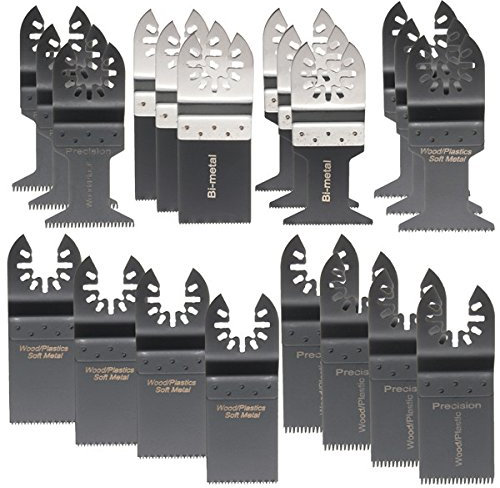 EsportsMJJ 20pcs Saw Blades for Fein Dewalt Stanley Black and Decker Bosch Multitool