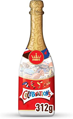 Celebrations Chocolate Champagne Bottle, Chocolate Gift, Father's Day Gift, 312g