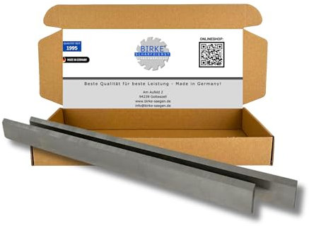 2x Hobelmesser/Streifenhobelmesser 18% HSS 260mm-640mm 20-35mm (410mm x 25mm x 3mm)