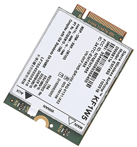 Lazmin 4G LTE WWAN NGFF-Kartenmodul, kabelloses EM7455-Netzwerkadapter-Kartenmodul für DW5811e