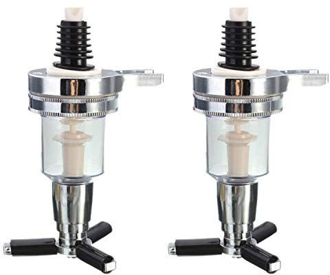 Gaetooely 2 StüCke 45Ml/ 1.5Oz Bar Butler Wand Montage Ersatz DüSe Shot Dispenser für Drehbaren Liquor Caddy Flaschen Halter