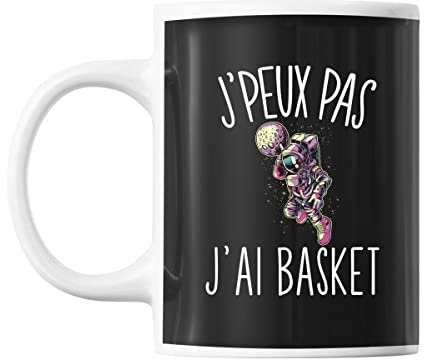 Mug Basketball j'peux pas Noir