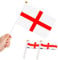 25Pcs St George Hand Flags England Hand Waving Fabric Mini English Flags For Rugby Cricket World Cup Royal Event Support Country