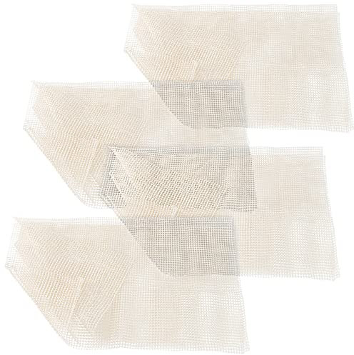 infactory Rutschstopp Teppich: 4er-Set rutschfeste PVC-Teppichunterlage, zuschneidbar, 80 x 200 cm (Antirutsch Teppichunterlagen, Teppich-Sicherheitsunterlagen, Anti Rutsch)