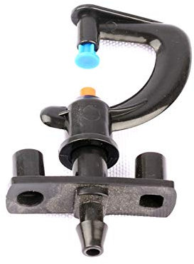 Pflanzen-Sprinkler-Schlauch-Kit 50 sattes 7,5 mm G-Typ-Fugen-G-Typ-Reflex-Sprinkler mit Stachelhalterung.Hochwertiger, schneller, Gewächshaus-Bewässerungssender Zubehör