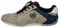 bugatti Herren Casual Sneaker mit Flexibler Sohle, Schnürschuh mit Memory Foam, Elastische Schnürsenkel, Taupe, 41 EU