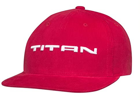 CCM AD Titan Flat Brim Senior Red Cap