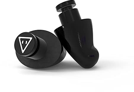 Flare Earshade – Ohrstöpsel – Block Sound – Luft- und Raumfahrt-Aluminium & Super Soft Memory Foam – Schwarz