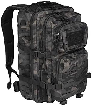Mil-Tec US Assault Pack large Laser Cut dark camo