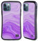 Head Case Designs Offizielle Suzan Lind Violett Wirbel Aus Marmor Hybride Handyhülle Hülle Huelle kompatibel mit Apple iPhone 12 / iPhone 12 Pro