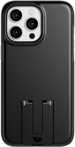 Tech21 Evo Crystal Kick case for iPhone 15 Pro Max - Compatible with MagSafe - Impact Protection Case - Obsidian Black