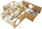 JR Farm PlasticFree Labyrinthe d'herbe pour Lapin, 14 Panneaux, 26 x 58 cm, Ouverture de 18 cm, 0,624 kg