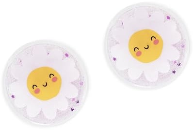 Legami - Erfrischende und wiederverwendbare Augenpads - Chill Out, beruhigender Effekt, sofortige Linderung nach zehn Minuten nach der Anwendung, Thema Daisy