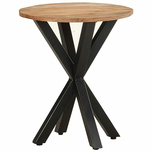 Mengtu Beistelltisch Couchtisch Sofatisch Kaffeetisch Wohnzimmertisch Teetisch Möbel 48x48x56 cm Akazie Massivholz