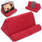 PerGar Soporte de almohada de tela de gamuza, multifunción, suave, duradero, cómodo, para iPad, tabletas, teléfonos inteligentes y más
