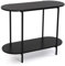 Versa Console de Style Industriel, Dimensions (H x L x L) 70 x 40 x 90 cm, métal Noir
