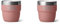 YETI Rambler Espressotasse, vakuumisolierter Edelstahl-Stapelbecher, Sandsteinrosa, 2 Stück, 118 ml