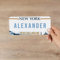 Wanapix | Mini Kennzeichen mit Name und Bild Bedrucken | Fahrräder/Kinderwagen/Dreiräder | 21x9,5 cm | Aluminium | 100% personalisierte