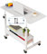 JANDTEK – Mesa con Ruedas y Altura Regulable 80x40cm | Escritorio Portátil con Estantería – Ideal para Ordenador, Cama o Sofá