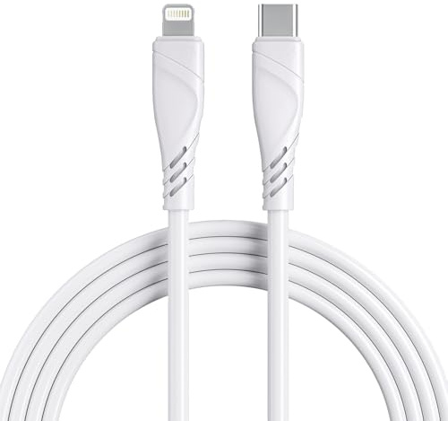 ONGAHON MFi Certified for USB C to Lightning Cable 2M, 1 Pack 27W PD Fast Charging 480Mbps Data Sync, Silicone Durable Charger Cord for iPhone 14/13/12/11/X/8/7/6 SE iPad iPod