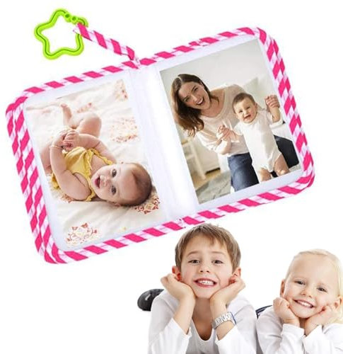 Baby-Fotoalbum, Erstes Baby-Fotoalbum Aus Stoff, Süßes Giraffen-Fotoalbum Für Kleinkinder, Weiches Baby-Fotoalbum Aus Stoff, Personalisiertes Familienfotoalbum, Fotobuch Für Duschpartys