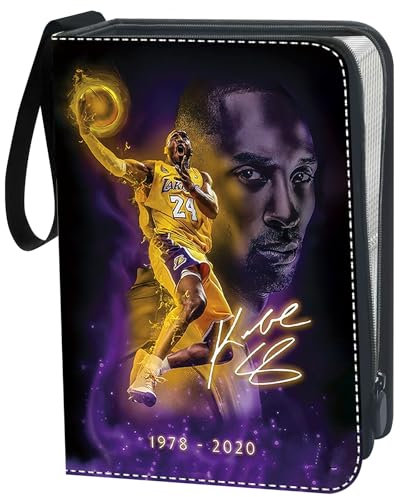 Basketball Sammelalbum, Sportkartenalbum, Sammelkarten Album Kompatibel Karten Sammelalbum, 55 Seiten 440 Karten Kapazität,Tragbar Wasserdicht PU Karten Halter, Karten Ordner Heft