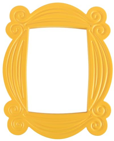 Ieron Iconic Peephole Frame Yellow Door Frame Decorative Wall Art for Home Apartment Office and Collectibles