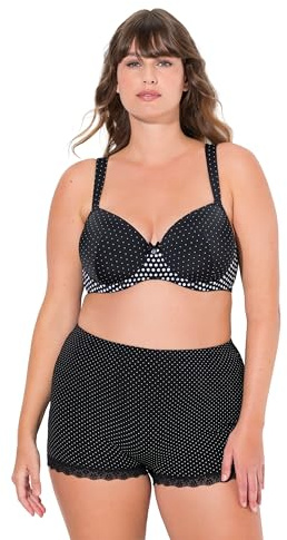 Ulla Popken Damen BH schwarz 115E