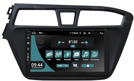 Autoradio für Hyundai I20 Mit Basic-Radio (2015-2018) Android GPS Bluetooth WiFi USB DAB+ Touchscreen 9 8core Carplay AndroidAuto