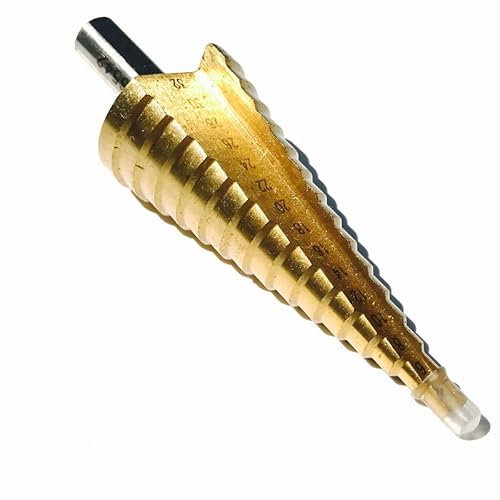 Taladro de metal， Broca escalonada de acero HSS4241 de 4-39/4-40/4-42/4-45/4-52/6-60 mm, juego de brocas cónicas for taladro de núcleo.(4 30mm)
