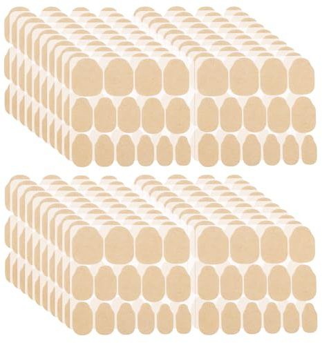 40 Fogli di Colla per Unghie, 600 Pezzi 15 Misure Impermeabili e Traspiranti Adesivi Unghie Finte Bifacciali Trasparenti Flessibili Adesivi per Manicure