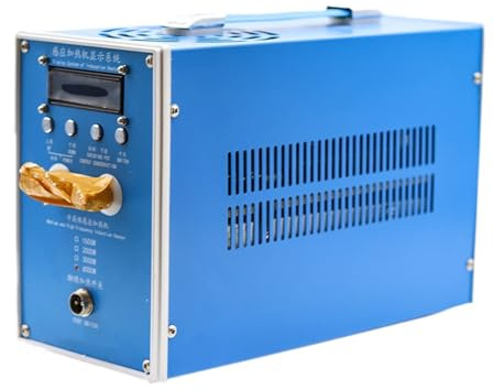 220 V, 2–6 kW Hochfrequenz-Induktionsheizgerät, Wechselstrom-Heizgerät, Schmelzofen for Silber und Gold for Schweißen Breite Kompatibilität(4KW)