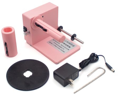 LeTkingok Mini Rebobinadora Automática de Etiquetas, Dispositivo Enrollador de Etiquetas Autoadhesivas y de Lavado