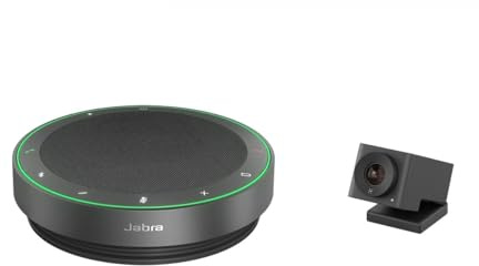 Jabra BYOD Room Kit - Video Conferencing System with USB-C Conference Camera and Speak2 75 for Small Meeting Rooms, Wide‑Angle Smart Camera, 4 Built-In Mics, Plug‑and‑Play with Your Laptop
