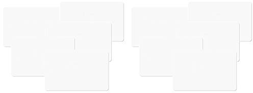NFC Tag Karten 215 wie u. a. in Amiibo Figuren, 10 Stück in weiß, kompatibel mit Allen NFC Smartphones, NXP NFC Chip NTAG 215