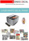 12 Blatt A4: WaterSLIDE DECAL PAPER, Papier für Fernbedienung, Laserdruck, weißer Untergrund, kein Cover erforderlich.