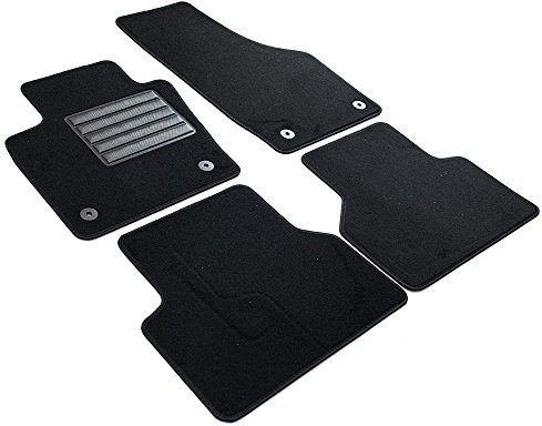 MDM SP-241 Fußmatten Velours Autoteppich passend für Audi Q3 I (8U) 08.2011>06.2018, black
