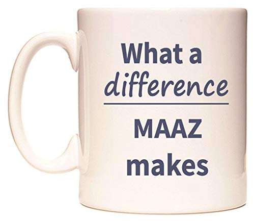 WeDoMugs What a Difference MAAZ Makes Ceramic 11oz Coffee Mug