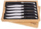 Laguiole en Aubrac Original 6 Steakmesser Ebenholz, Original aus Frankreich, mit Echtheits-Zertifikat und schöner Aufbewahrungsbox aus Holz