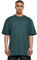 URBAN CLASSICS Men's Basic Crew Neck Tall Tee, Oversized Short Sleeves T-Shirt with Dropped Shoulders, 100% Jersey Cotton, in bottlegreen, M