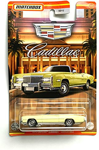 Matchbox Cadillac Eldorado Cabrio 1975 – Cadillac Serie 11/12 [Pastellgelb]